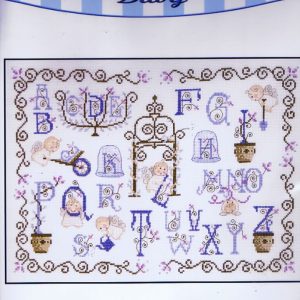 DMC BORDUURPAKKET, LITTLE ANGEL ABC BK 1032