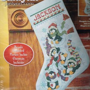 JANLYNN BORDUURPAKKET, PENGUIN JOY STOCKING