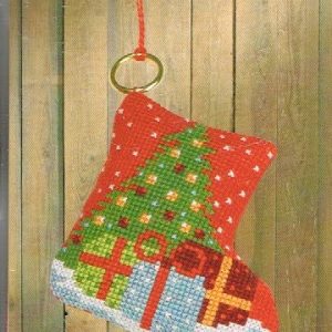 PERMIN BORDUURPAKKET, KERSTSOKJE, 01-8222