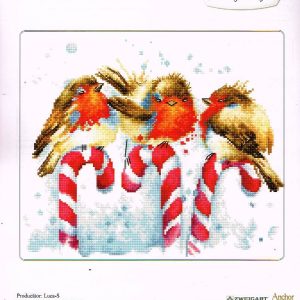 AANBIEDING LUCA BORDUURPAKKET, CHRISTMAS BIRDS B 1154