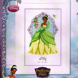 DISNEY BORDUURPAKKET GEBOORTE, PRINCESS a.t. FROG ,LILY