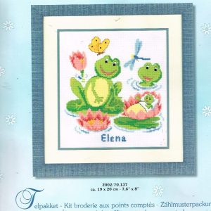 VERVACO BORDUURPAKKET GEBOORTE, KIKKERS , ELENA