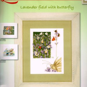 MARJOLEIN BASTIN BORDUURPAKKET, LAVENDER FIELD WITH BUTTERFY 979