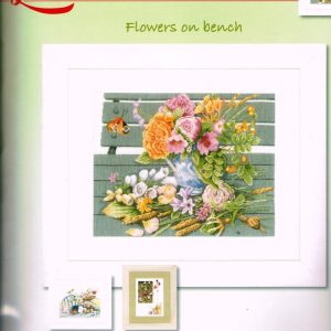 MARJOLEIN BASTIN BORDUURPAKKET, FLOWERS ON BENCH 504