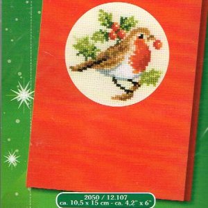 AANBIEDING VERVACO BORDUURPAKKET, KERSTKAART, ROODBORSTJE 12.107 op=op