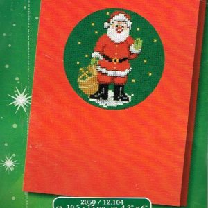 AANBIEDING VERVACO BORDUURPAKKET, KERSTKAART , KERSTMAN 12.104 op=op