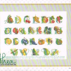 AANBIEDING THEA GOUVERNEUR BORDUURPAKKET, FRUIT ALFABET  2090