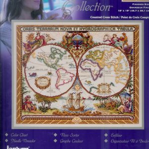 JANLYNN GROOT BORDUURPAKKET, OLDE WORLD MAP