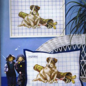 AANBIEDING PERMIN GROOT BORDUURPAKKET, HOND met GOLFSTICKS