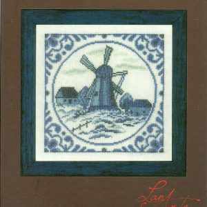 LANARTE BORDUURPAKKET, DELFT WINDMILL 328