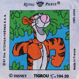 OPRUIMING DISNEY VOORBEDRUKT BORDUURSTRAMIEN,TEIGERTJE