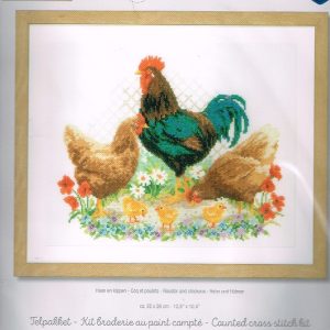 VERVACO BORDUURPAKKET, HAAN , KIPPEN en KUIKENS 173