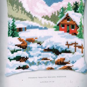VERVACO BORDUURPAKKET KUSSEN, WINTERLANDSCHAP 836