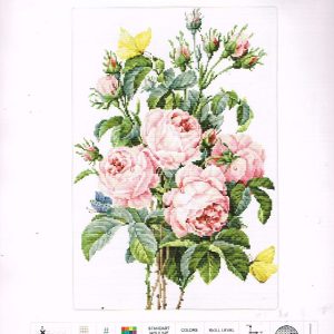 LUCA BORDUURPAKKET , BOUQUET OF ROSES BA 2373