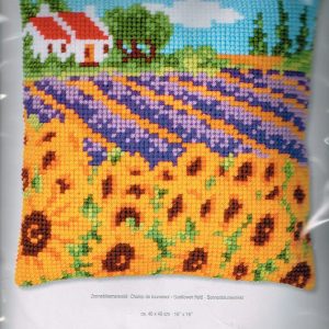 VERVACO BORDUURPAKKET KUSSEN, ZONNEBLOEMENVELD 681