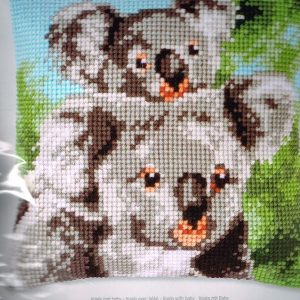 VERVACO BORDUURPAKKET KUSSEN, KOALA met BABY 399