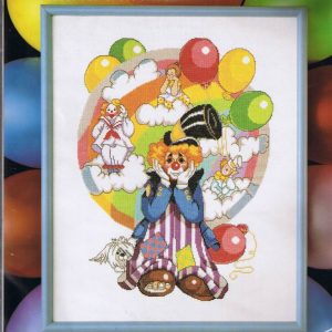 DESIGN WORKS GROOT BORDUURPAKKET , CLOWN DREAMS