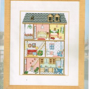 PERMIN BORDUURPAKKET, POPPENHUIS ( DOLLHOUSE) 92-7434