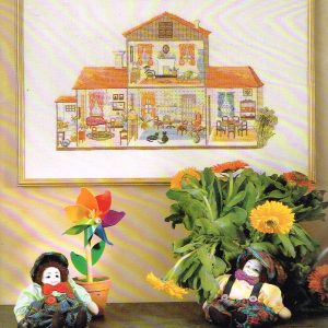 PERMIN GROOT BORDUURPAKKET, POPPENHUIS ( DOLLHOUSE) 70-4148