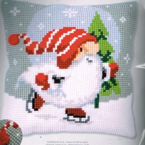 VERVACO BORDUURPAKKET KUSSEN, KERSTKABOUTER OP IJS 660