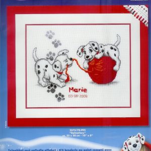 DISNEY BORDUURPAKKET DALMATIAN , GEBOORTE MARIE op=op