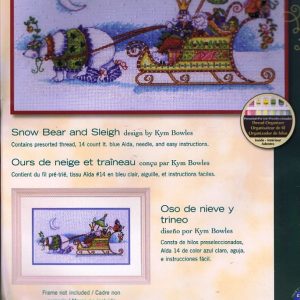 DIMENSIONS BORDUURPAKKET, SNOW BEAR and SLEIGH