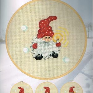 PERMIN BORDUURPAKKET, ELFJE met KAARS 13-7295
