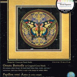 AANBIEDING DIMENSIONS BORDUURPAKKET,ORNATE  BUTTERFLY