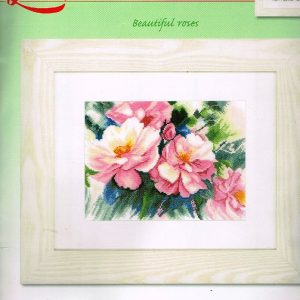 LANARTE BORDUURPAKKET, BEAUTIFULL ROSES 996