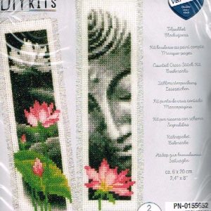 VERVACO BORDUURPAKKET, SET VAN 2 BOEKENLEGGERS ,BUDDHA 652