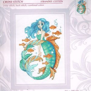 AANBIEDING RIOLIS BORDUURPAKKET, LITTLE MERMAID , AQUAMARINE 1965