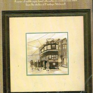 HERITAGE STITCHCRAFT BIJZONDER BORDUURPAKKET, SILHOUETTES, TRAM STOP