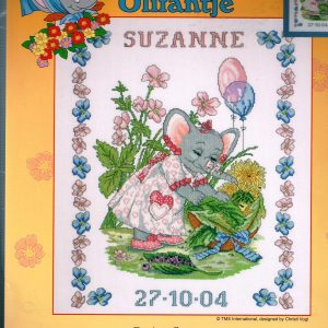 AANBIEDING OLGA HET OLIFANTJE BORDUURPAKKET GEBOORTE , BABY SUZANNE