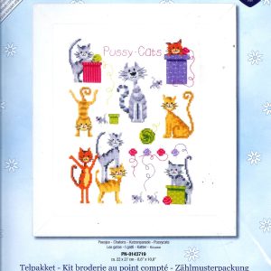 VERVACO BORDUURPAKKET, PUSSY-CATS