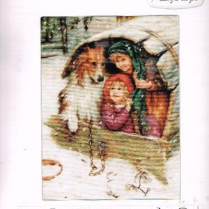 LUCA GROOT BORDUURPAKKET, WEATHER BOUND WITH COLLIE  B539
