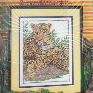 DESIGN WORKS GROOT BORDUURPAKKET, LEOPARD FAMILY