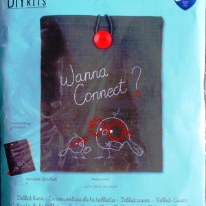 AANBIEDING VERVACO VOORBEDRUKT BORDUURPAKKET TABLET HOES, WANNA CONNECT ? 717