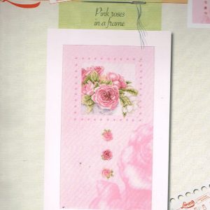 MARJOLEIN BASTIN BORDUURPAKKET, PINK ROSE IN A FRAME  34967