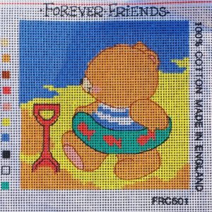 VOORBEDRUKT BORDUURSTRAMIEN ,FOREVER FRIENDS 501