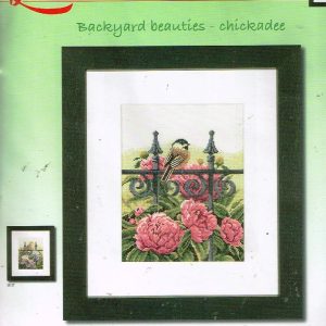 LANARTE BORDUURPAKKET, BLACKYARD BEAUTIES , CHICKADEE 35138 A