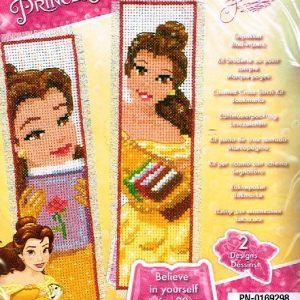 DISNEY BORDUURPAKKET, SET VAN 2 BOEKENLEGGERS , PRINCESS BELLE 298