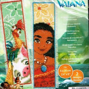 DISNEY BORDUURPAKKET, SET VAN 2 BOEKENLEGGERS , VAIANA 315