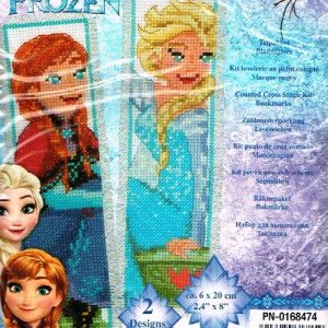 FROZEN BORDUURPAKKET, SET VAN 2 BOEKENLEGGERS , ANNA & ELSA 474
