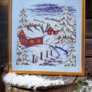 OPRUIMING CEWEC BORDUURPAKKET, WINTERLANDSCHAP V 6491