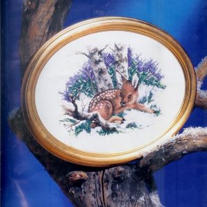 OPRUIMING CEWEC GROOT BORDUURPAKKET, WINTERLANDSCHAP met HERTJE 6576