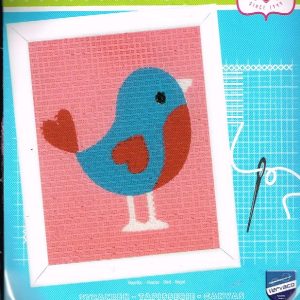 VERVACO VOORBEDRUKT (KINDER) BORDUURPAKKET , VOGELTJE
