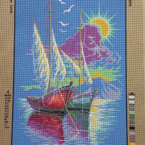 VOORBEDRUKT GROOT BORDUURSTRAMIEN , ZEILBOTEN C 800