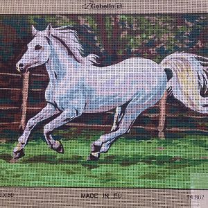 VOORBEDRUKT BORDUURSTRAMIEN , PAARD IN GALOP 807