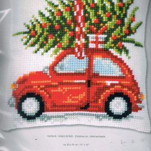 VERVACO BORDUURPAKKET KUSSEN, KERSTAUTO