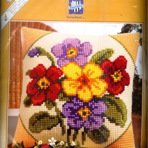 VERVACO BORDUURPAKKET KUSSEN, DIVERSE BLOEMEN 675